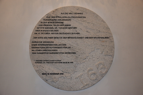 Gedenktafel an den Holodomor