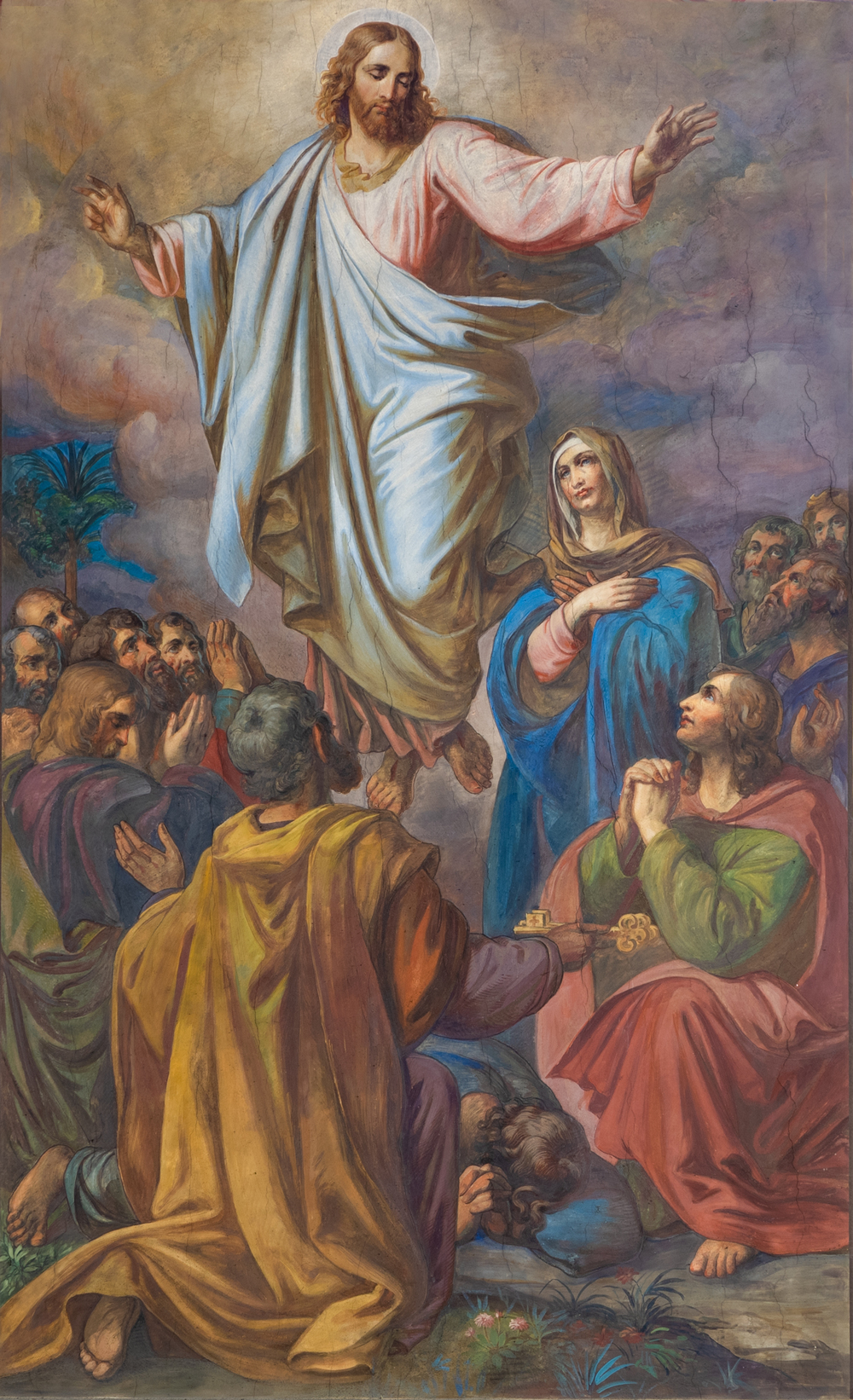 Erzdiözese Wien/ Stephan Schönlaub, Stephan Schönlaub Am 40. Tag nach Ostern feiern wir das Fest der Himmelfahrt Christi. Christus wird vor den Augen seiner Jünger in den Himmel emporgehoben. Er kehrt zu seinem Vater zurück und sitzt zu seiner Rechten. So bekennen wir es auch regelmäßig im Glaubensbeken