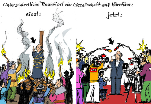 Zeichnung Häretiker